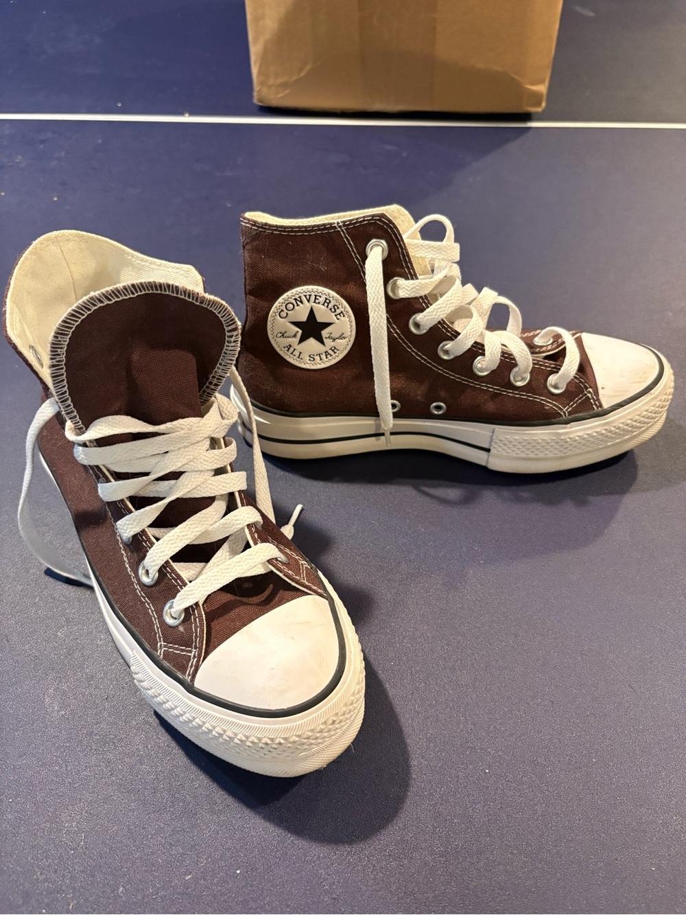 Converse Brown High Top Chuck Taylor Sneakers